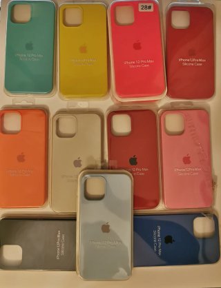 Custodia in silicone per iPhone 12 Pro Max