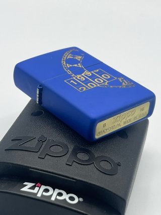 Zippo blu edizione 2000 originale USA con scatola