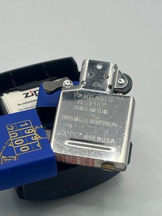 Zippo blu edizione 2000 originale USA con scatola