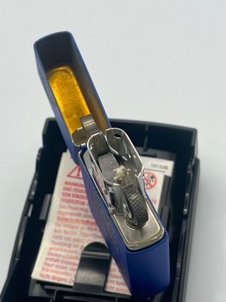 Zippo blu edizione 2000 originale USA con scatola
