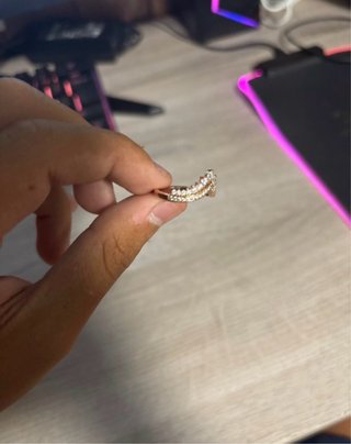 Anillo Pandora Plata y Blanco
