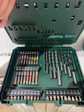 Set de brocas y puntas Parkside 75 piezas