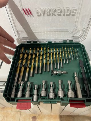 Set de brocas y puntas Parkside 75 piezas