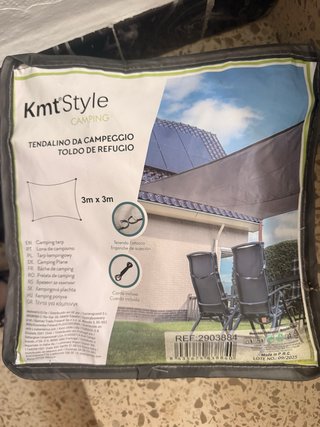 Toldo Kmt Style 3x3m Camping