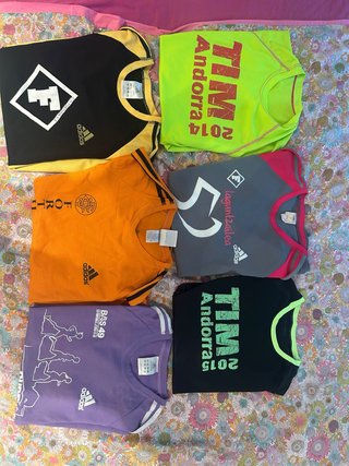 Pack 6 Camisetas Deportivas Adidas