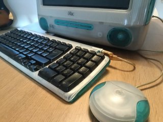 Apple iMac G3 Bondi Blue / Teal Vintage