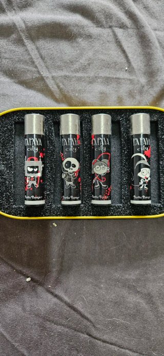 Confezione da 4 accendini Clipper Papaya City