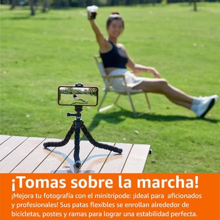 Trípode Flexible 25cm + Mando