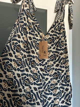 Mono de seda mujer estampado