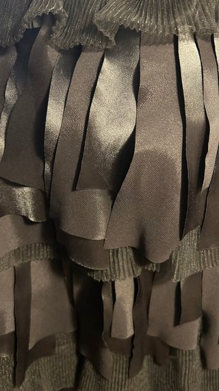 Vestido fiesta gris plata talla M