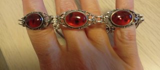 Pulsera de Plata y Ámbar