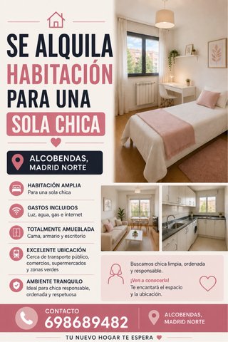 Se Alquila habitación en Alcobendas