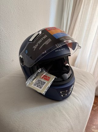 Casco Integral MT Jarama Azul Mate (talla S)