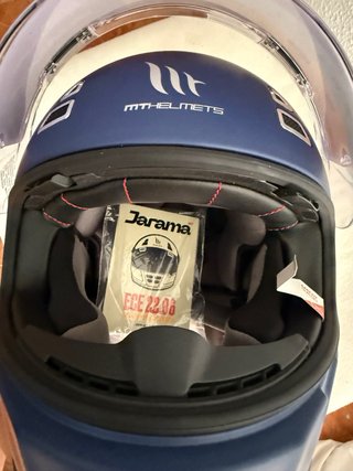 Casco Integral MT Jarama Azul Mate (talla S)