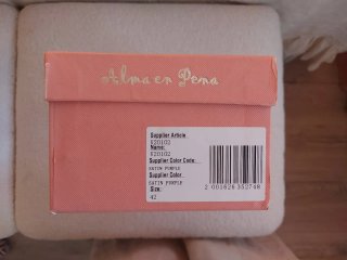 Bailarinas Alma en Pena rosas y doradas talla 42