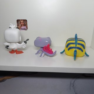 Pack Funkos (sin caja) Flounder, Bruni, Scuttle
