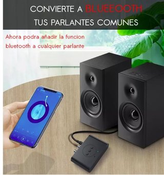 2 unidades Adaptador Receptor Audio Bluetooth NFC