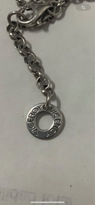 Colgante Viceroy Plata y Negro