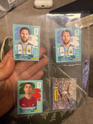 Cromos Mundial 2026: Messi y Ronaldo