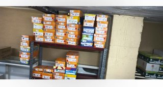 Stop de zapatos 1300 pares