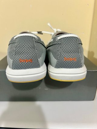 SWIMS Mocasines de Malla Gris y Amarillo