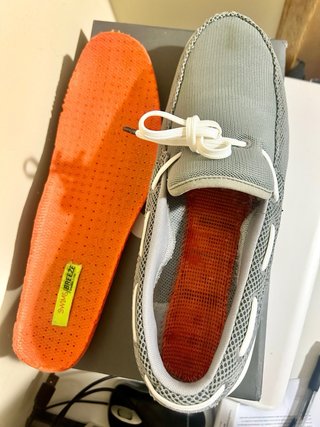 SWIMS Mocasines de Malla Gris y Amarillo