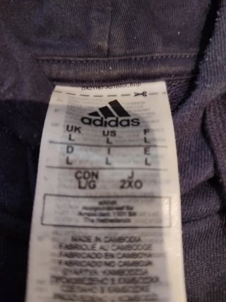 Sudadera Adidas Hombre Azul oscuro con capucha