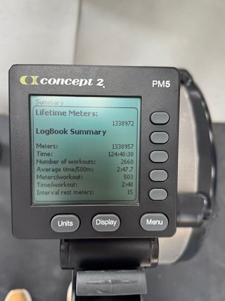 Remo Concept2 RowErg PM5 - Excelente estado