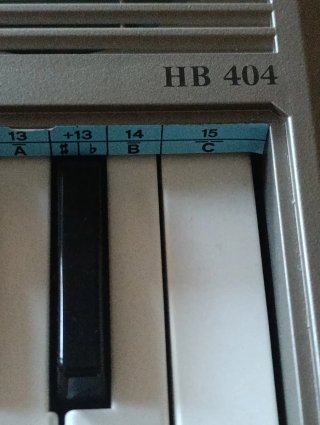 Teclado musical Bontempi HB 404