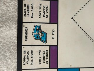 "MONOPOLY" ANTIGUO NARANJA EN PESETAS AÑOS 70