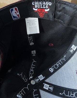 Gorra NBA Chicago Bulls New Era Granate