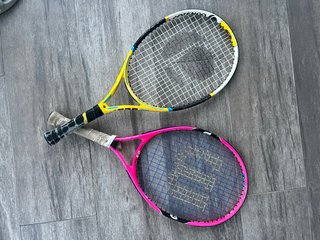 Pack 2 raquetas tenis infantiles