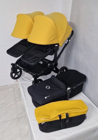 Bugaboo Donkey Black Edition Amarillo