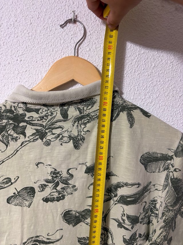 Polo Koala Bay Estampado Tropical Verde Talla L