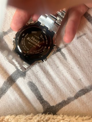 G-Shock Reloj Analógico-Digital Plata Negro