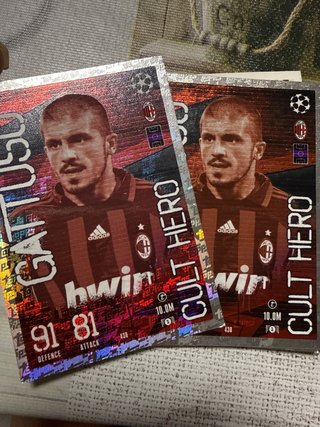 Cromo Gatusso Cult Hero Topps Milan