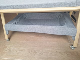 Minicuna de colecho Tutti Bambini CoZee - Gris