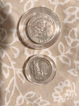 Lote 2 monedas antiguas