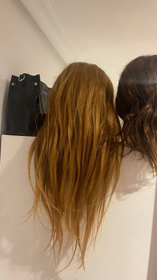 Cabeza Maniquí Peluquería con Pelo Natural