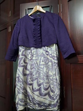 Vestido seda Tintoretto T.38 + Chaqueta