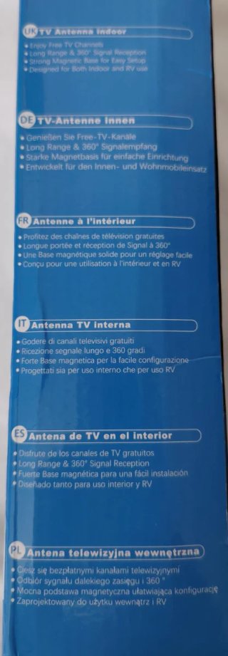 Antena Digital Aérea Base Magnética
