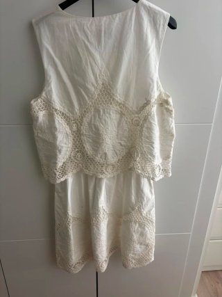 Vestido blanco de Pedro Del Hierro