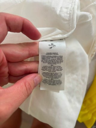 Vestido blanco de Pedro Del Hierro