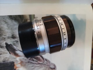 Canon 50mm f/1.4 LTM (M39) + Adattatore Leica M