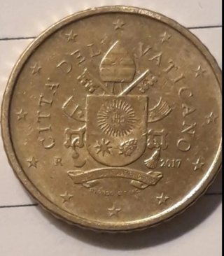 Moneda 50 céntimos Vaticano 2017