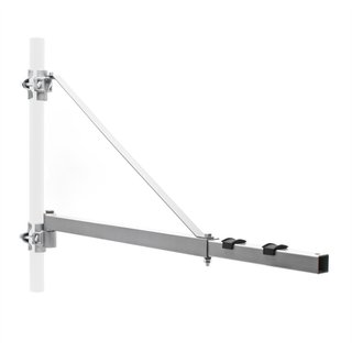 Brazo orientable con bandolera giratoria polipasto