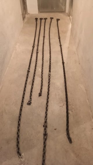 Cadenas para arrastrar madera o otros  fines 8 mm