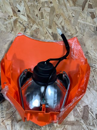 Careta Faro Moto KTM Naranja