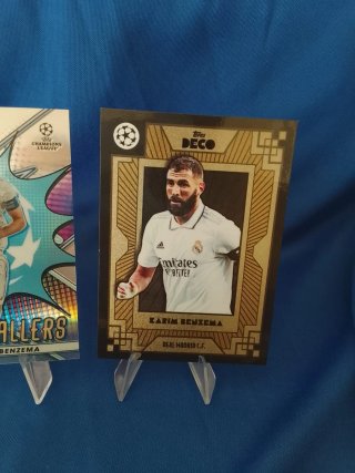Benzema difíciles! TOPPS deco Chrome real Madrid F