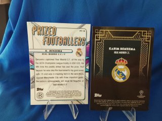 Benzema difíciles! TOPPS deco Chrome real Madrid F